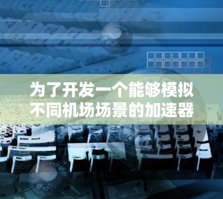 为了开发一个能够模拟不同机场场景的加速器测试软件，您可以按照以下步骤进行