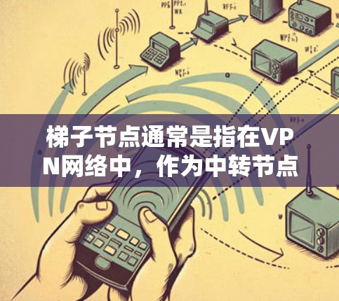 梯子节点通常是指在VPN网络中，作为中转节点的服务器或设备，用于将流量从一个节点转发到另一个节点。这种设计可以提供以下优点