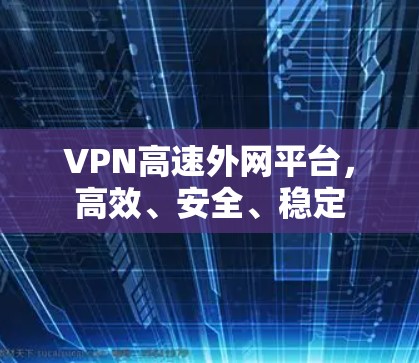 VPN高速外网平台，高效、安全、稳定