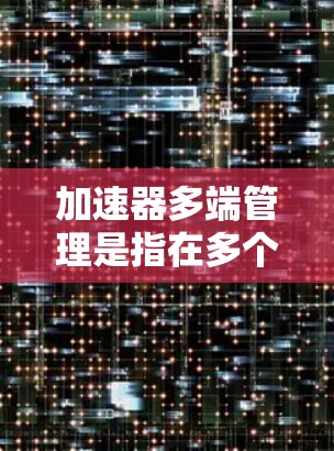 加速器多端管理是指在多个网络端点上协同工作的加速器技术，旨在高效处理大量网络流量。以下是对该技术的详细分析和总结
