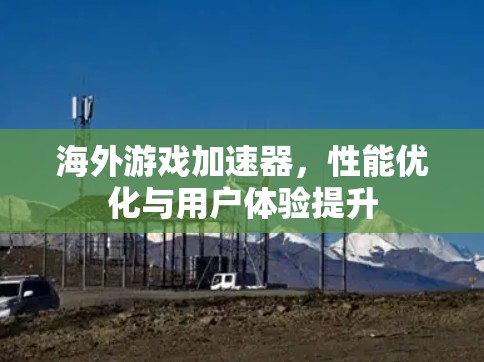 海外游戏加速器，性能优化与用户体验提升