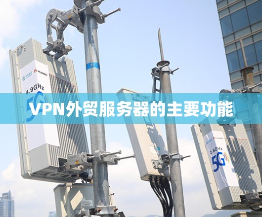 VPN外贸服务器的主要功能